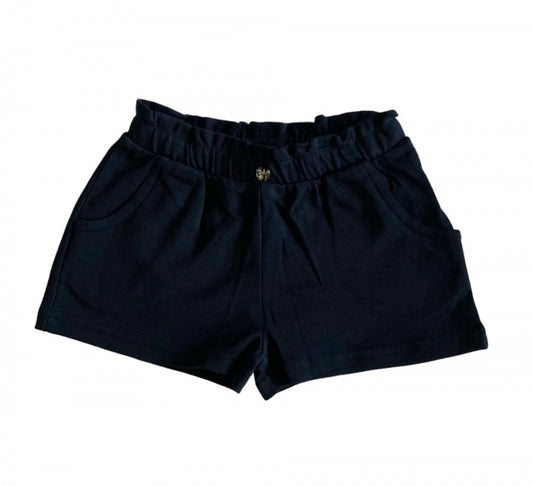 Blue Seven Meisjes Short Donkerblauw - Comfortabele Sweatshort 100% Katoen