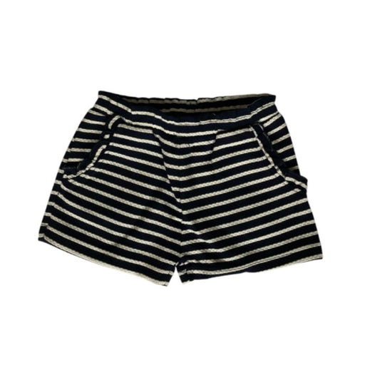 Blue Seven Meisjes Short Zwart Wit Gestreept - 100% Katoen