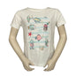 T-shirt met vrolijke zeedieren in de kleur wit en van het merk Blue Seven. Materiaal is van 100% katoen en in verschillende maten verkrijgbaar.