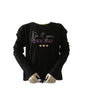 Zwart shirt met lange mouwen met de tekst: Do it your own way. Materiaal 100% katoen verkrijgbaar in de maten 140, 152 en 16.